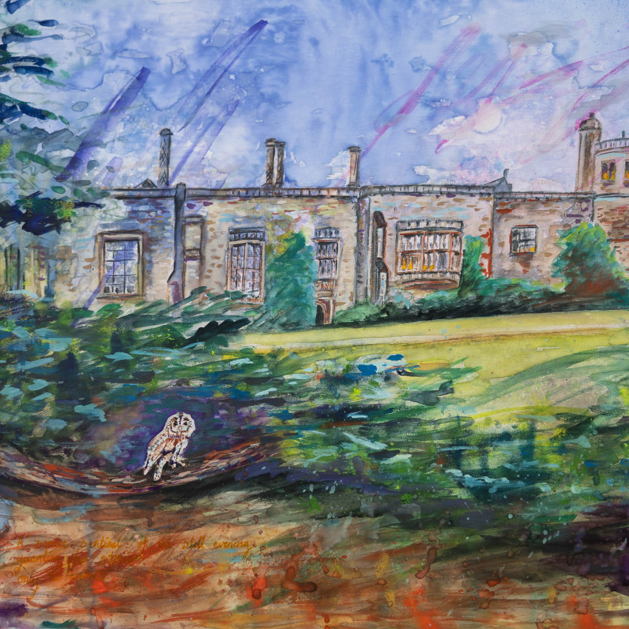 Lacock Abbey painting