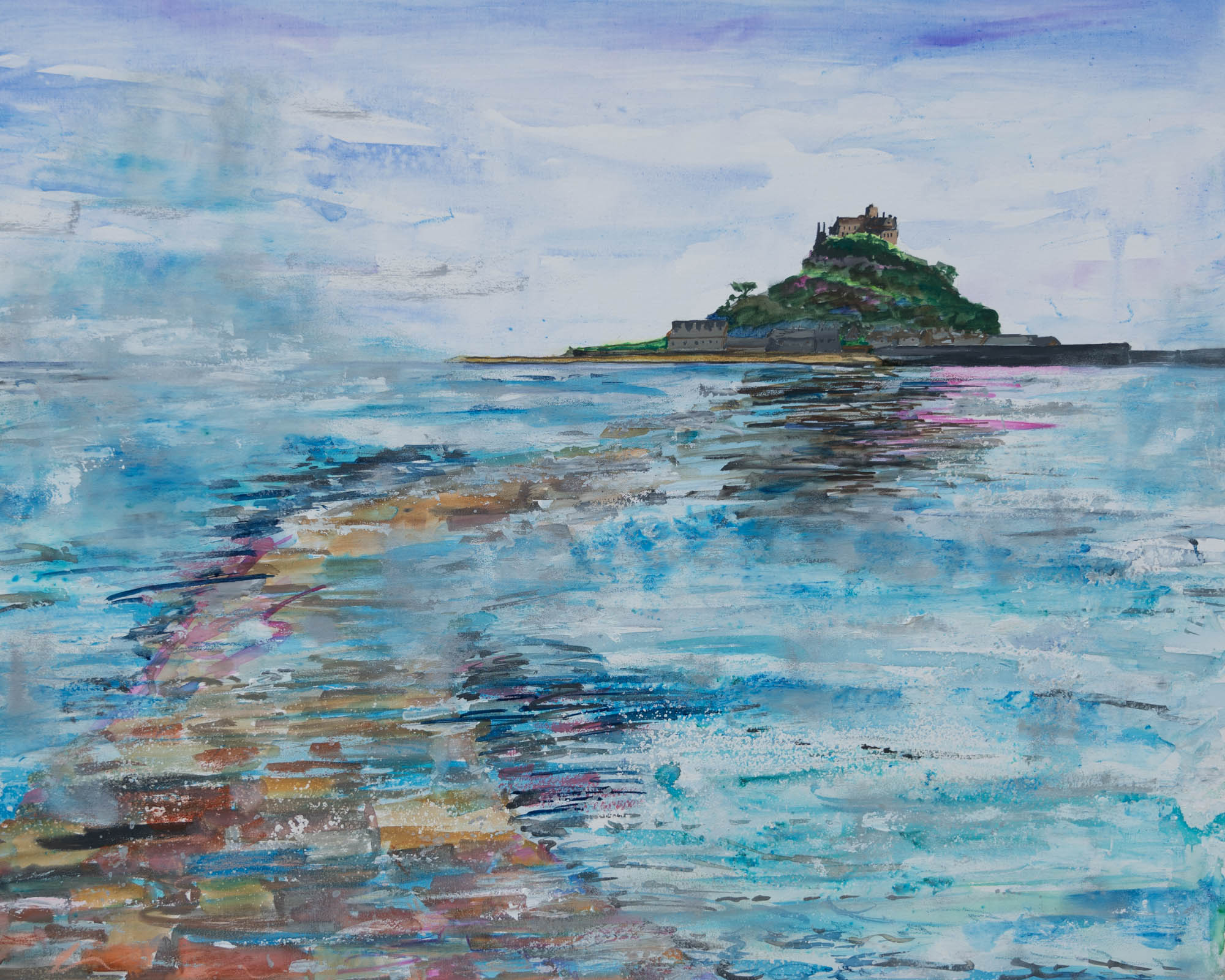 St Michael's Mount painting