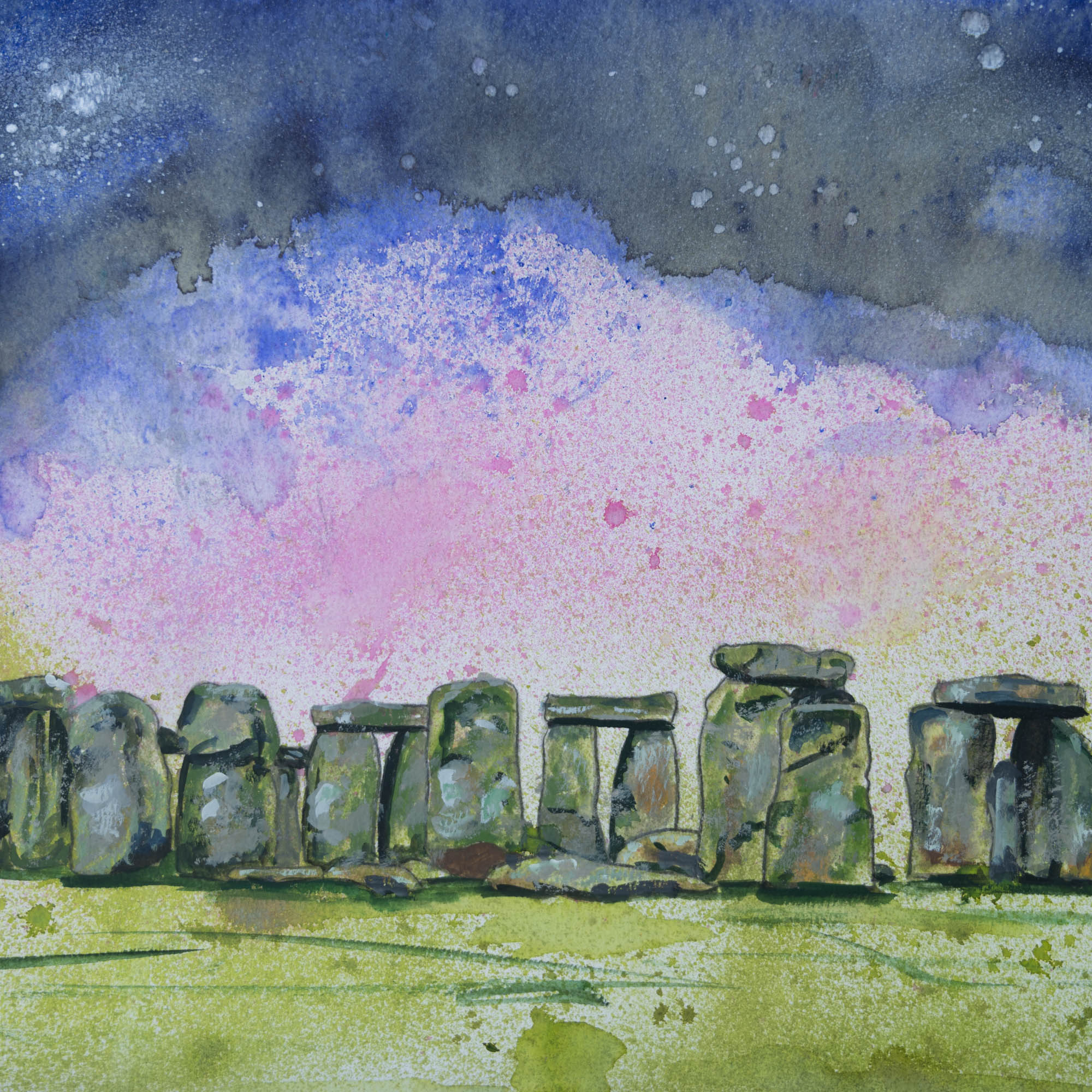 magical Stonehenge painting