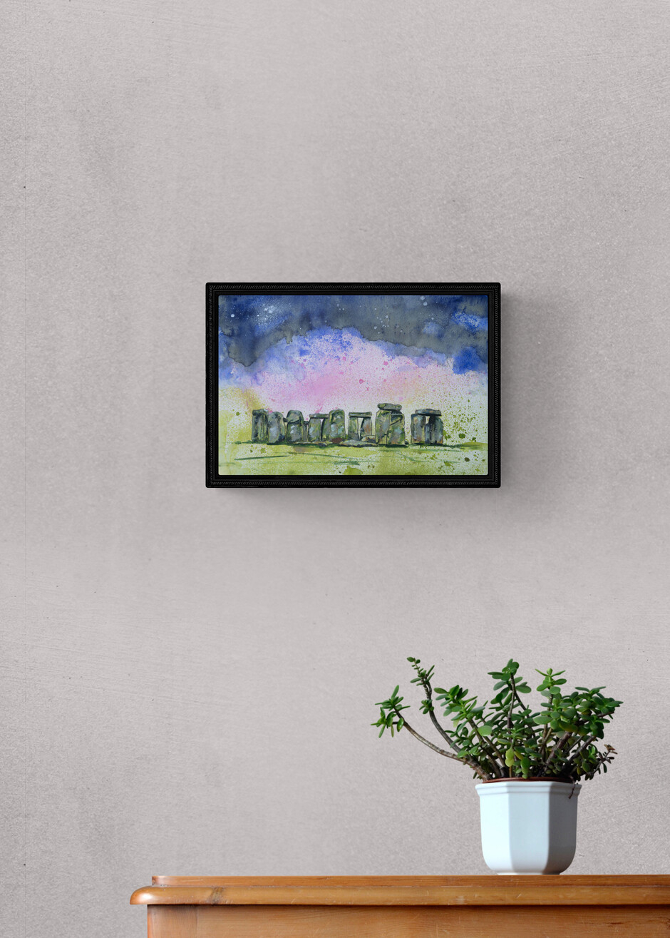 stonehenge painting