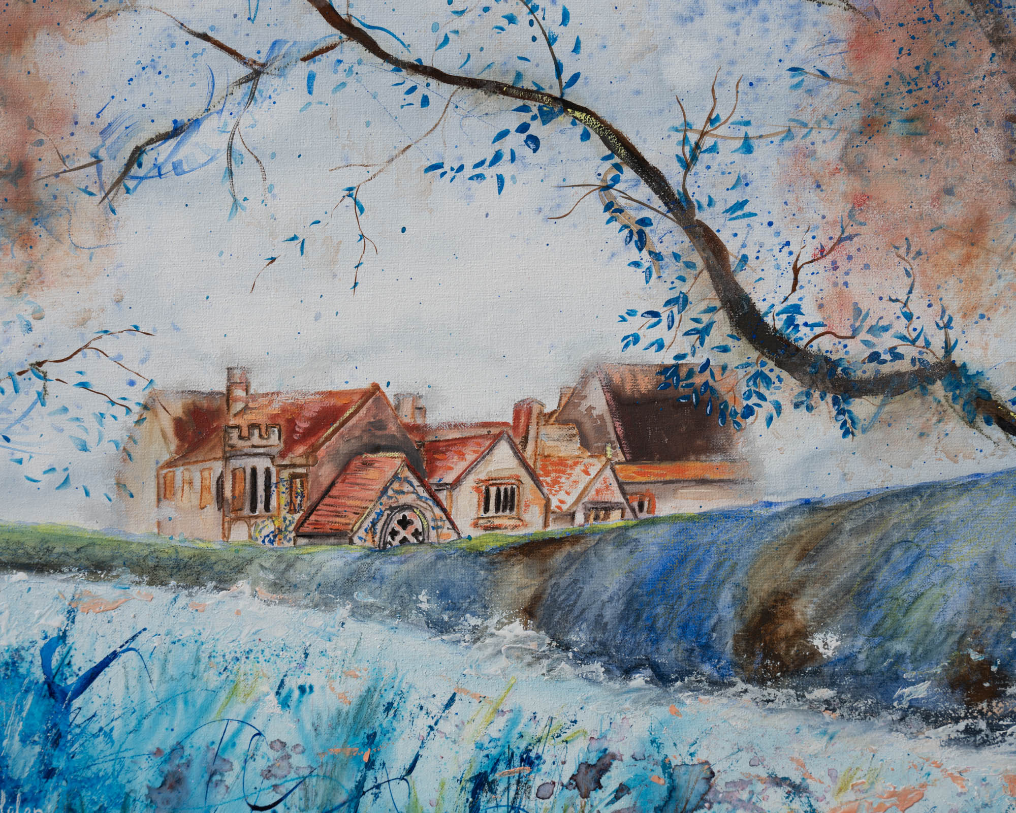 Stately home painting